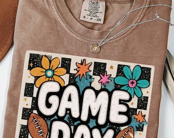 Vintage Game Day PNG Football Season Sublimation Football Lover Png for Football Mom Sports Game Day Design Png Printable Retro Football