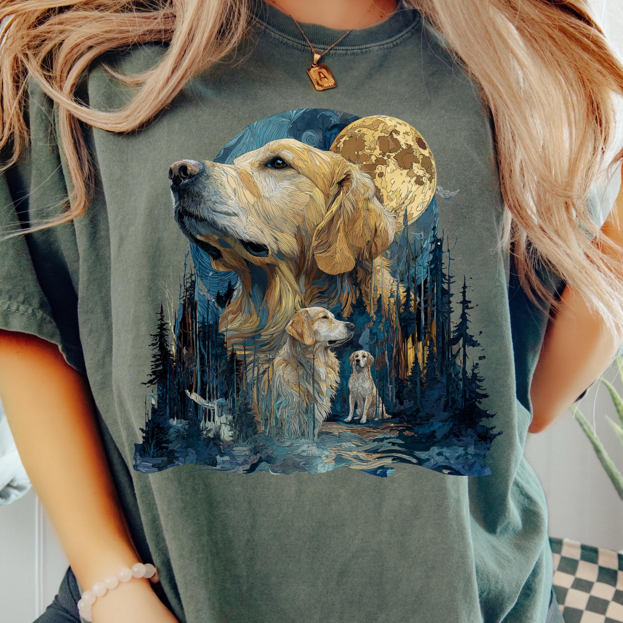 Vintage Golden Retriever PNG 90s Graphic Style Golden Sublimation ...