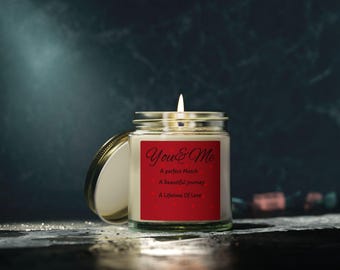 You & Me Coconut Apricot Wax Candle | 4oz 9oz