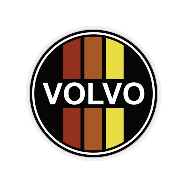 Vintage Volvo Racing Logo Kiss-Cut Stickers