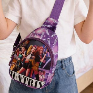 Demon Hunter Cartoon Crossbody and Shoulder Bag,Back-to-school and Weekend Package,Kindergarten Children's gifts,convenient,practical