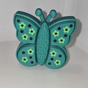 3D Printed Clicker Fidget - Butterfly Multi Clicker | PLA Filament | Sensory Toy | ASMR