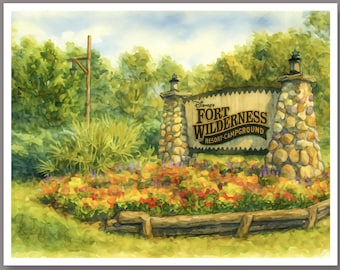 Fort Wilderness Front Sign