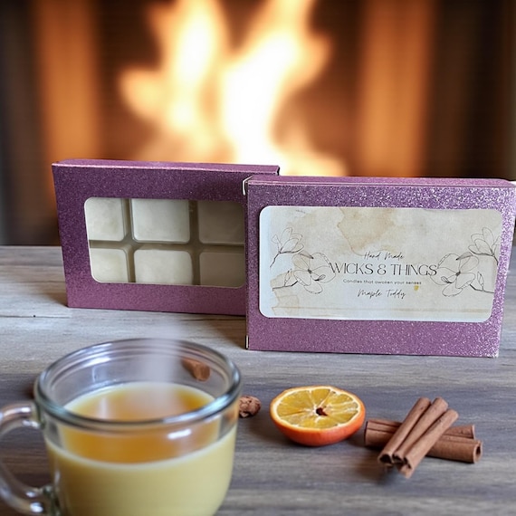 6 Square Wax Melts Maple Toddy