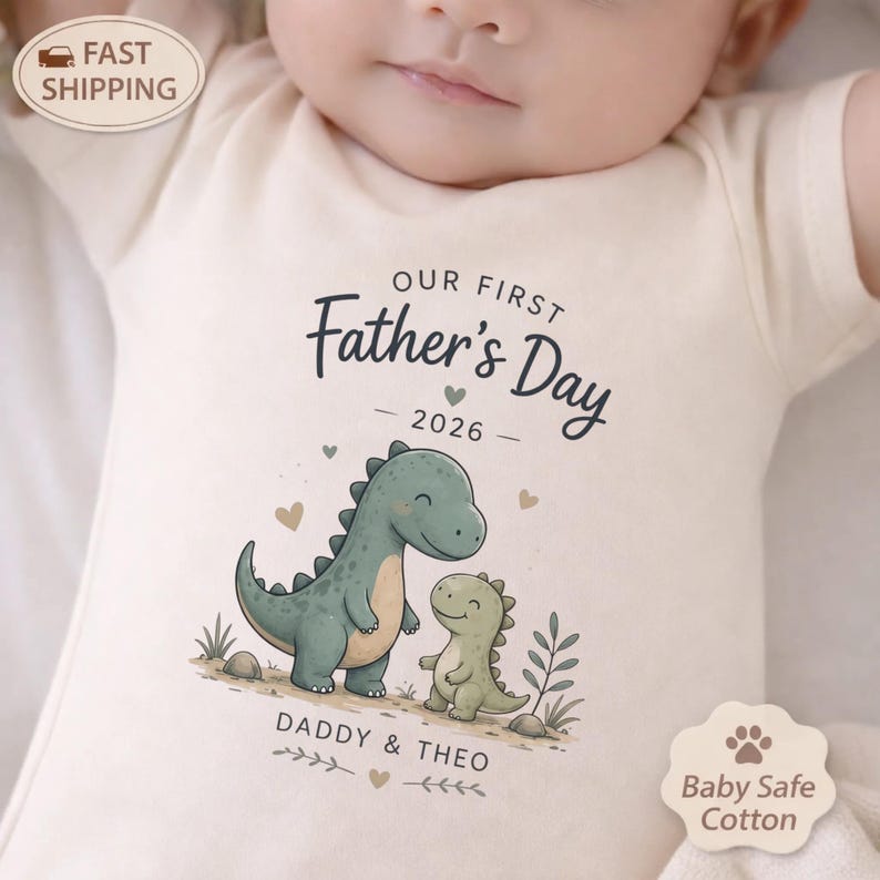 first fathers day matching set baby bodysuit product detail