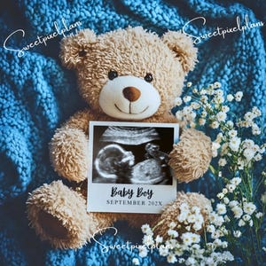 Little Brother Pregnancy Announcement | It’s a Boy Digital Baby Reveal | Editable Social Media Gender Reveal Template | Baby Boy Announcemen