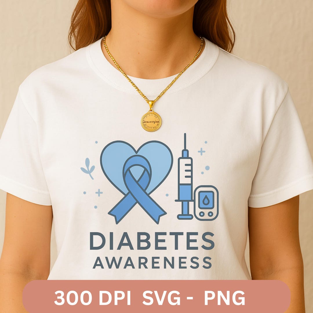 Diabetes Png Designs, Blue Ribbon Diabetes, Insulin Support Diabetes ...