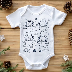 Baby Astronaut PNG: Space Theme Clipart for Kids Digital Download
