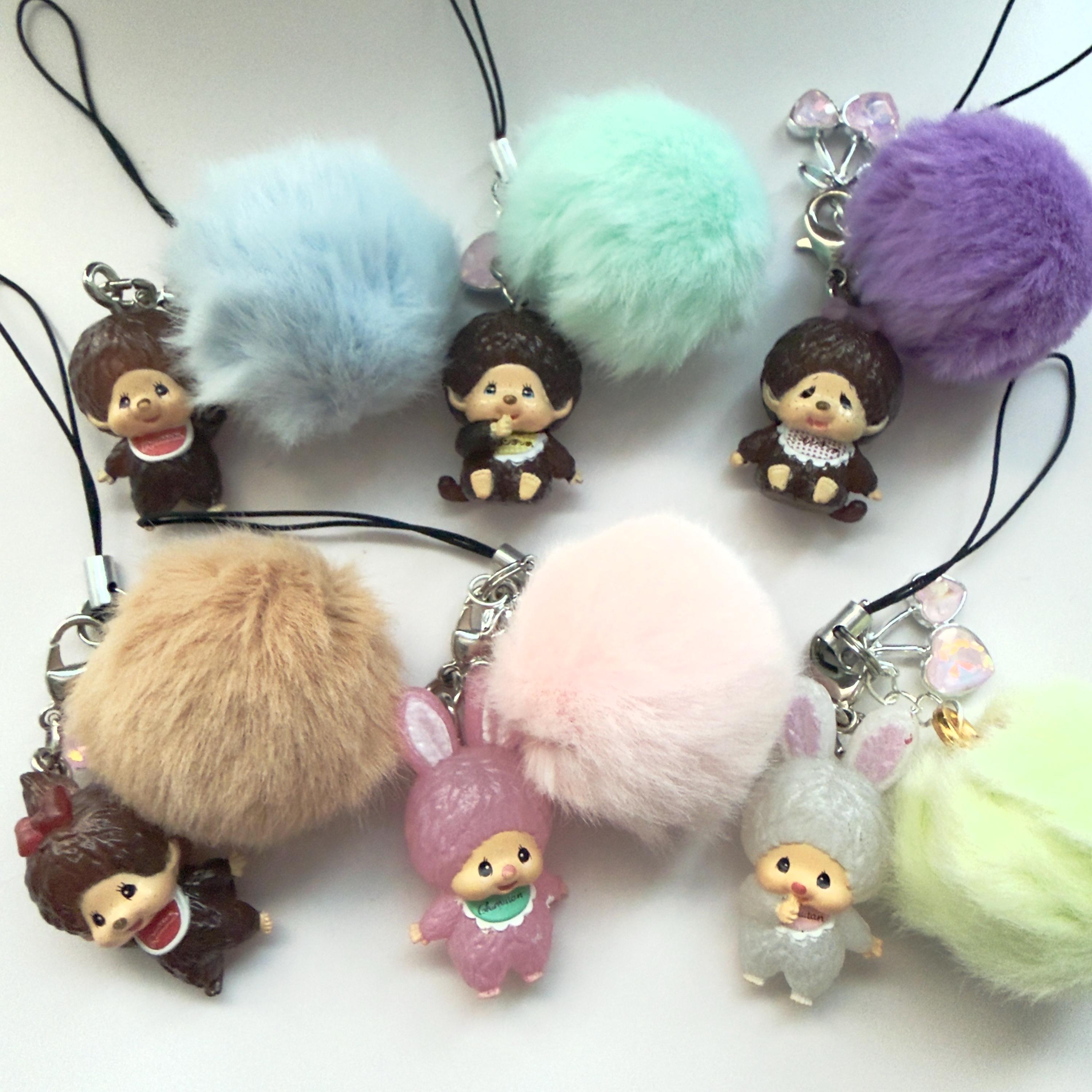 モンチッチのふわふわストラップチャーム – かわいいスマホ＆バッグ