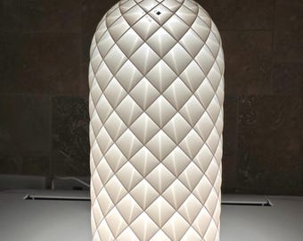 3D Printed Geometric LED Lamp – Modern Ambient Light