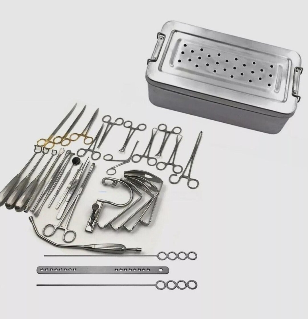 Basic Orthopedic Surgery Set of 25 PCS of Surgical Instruments With Box ...