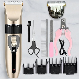Dog Hair Clipper, Cat Grooming Tool, Pet Grooming Kit, Dog Grooming Tools, Hair Trimmer for Dogs and Cats, Dog Groomer Supplies