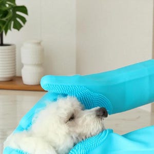 Silicone Pet Grooming Gloves, Cat Grooming Tool, Dog Brush, Deshedding Brush, Hair Removal, Dog Grooming Supplies, Pet Groomer Glove
