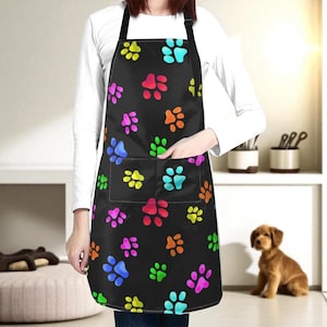 Waterproof Dog Grooming Apron: Adjustable Pet Groomer Outfit with Pockets