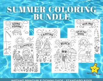 Summer Adventures Coloring Pages