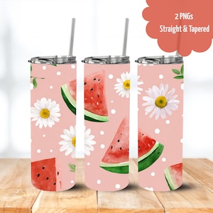 Watermelon Tumbler Wrap, Watermelon Wrap, Watermelon Png, 20oz Tumbler Wrap, Seamless Tumbler Wrap, Sublimation Design, Skinny Tumbler Wrap