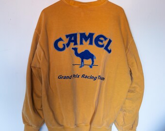 Embroidered Carhartt WIP Sweatshirt – Vintage Camel Grand Prix Inspired  Crewneck