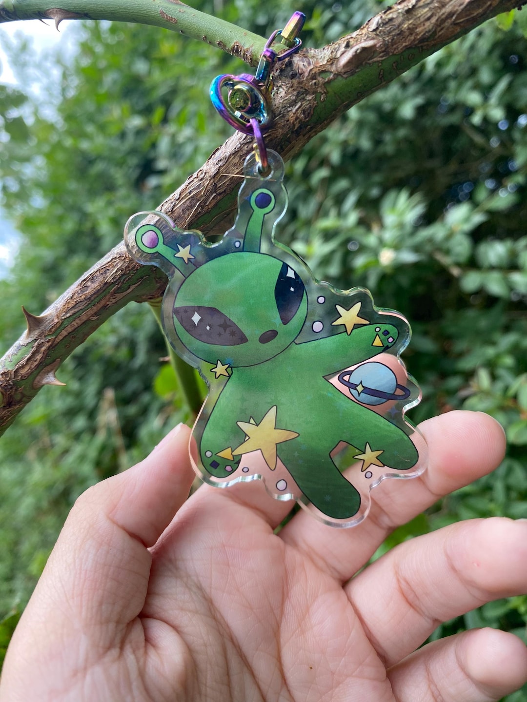 IKEA Alien (aftonsparv) Acrylic Keychain - Etsy