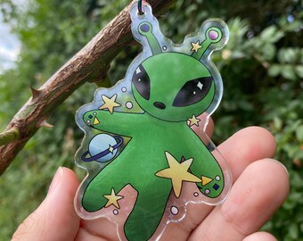 IKEA Alien (aftonsparv) Acrylic Keychain - Etsy