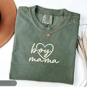Comfort Colors® Boy Mom Shirt, Cute Boy Mama TShirt, Pregnancy Announcement Boy, Mama of Boys Shirt, Mother&#39;s Day Gift, Gift Idea for parent
