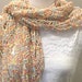 Handmade Crochet “Sunset” Shawl Wrap Scarf Beach Cover Up women’s clothing accessories Gifts