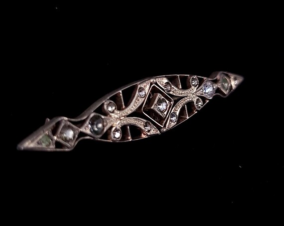 Antique Art Nouveau Victorian Sterling Silver Pas… - image 2