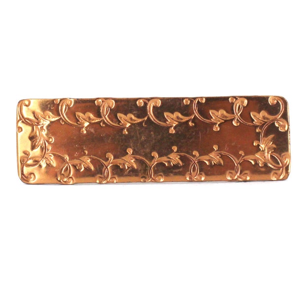 Vintage Gert Barkin Mid Century Mod Copper Hand Wrought Engraved New Hope PA Pin/Pin Brooch/MidCentury Pin/New Hope Bucks County/PA/Copper