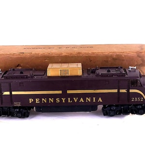 Tren Lionel antiguo 2352 Pennsylvania Railroad EP-5 con O/B de escala O de posguerra