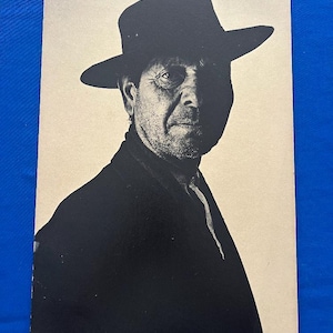 Vtg. 1964 "Manelito de laMaría" Fotografía en blanco y negro Impresión de tarjeta grande ~ GeorgeKrause