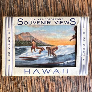 cartes postales vintage « Souvenir Views » de Richard Tech Company Chicago ; Souvenirs de la Seconde Guerre mondiale