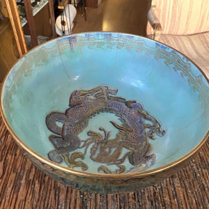  八角形 Fairyland Lustreドラゴン アンティーク 八角形 Fairyland Lustreドラゴン アンティーク WEDGWOOD 八角形
