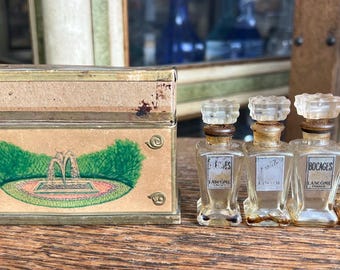 Vintage Lancôme Paris Miniatur Parfüm Majestic Gardens Box 4er Set