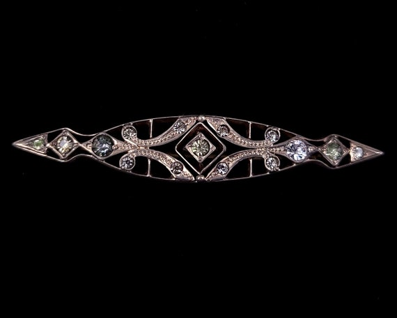 Antique Art Nouveau Victorian Sterling Silver Pas… - image 1