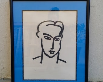 HENRI MATISSE Grande tête de Katia アート HENRI MATISSE Grande Tete De Katia, 1995 | eBay
