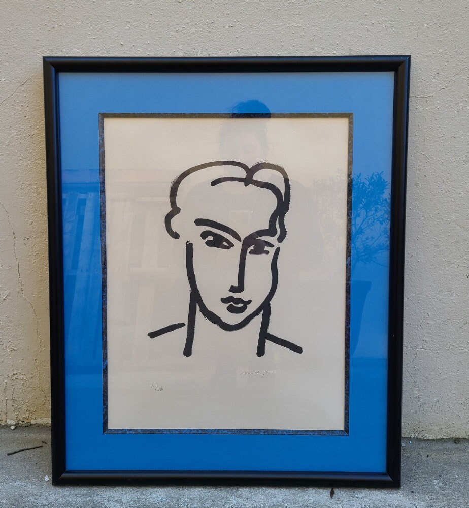 年末のプロモーション Henri Mid-century Matisse Katia-1950 De Tete Grande 版画