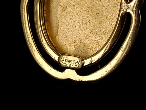 Antique Catamore 12k Gold Filled GF Victorian Flo… - image 5