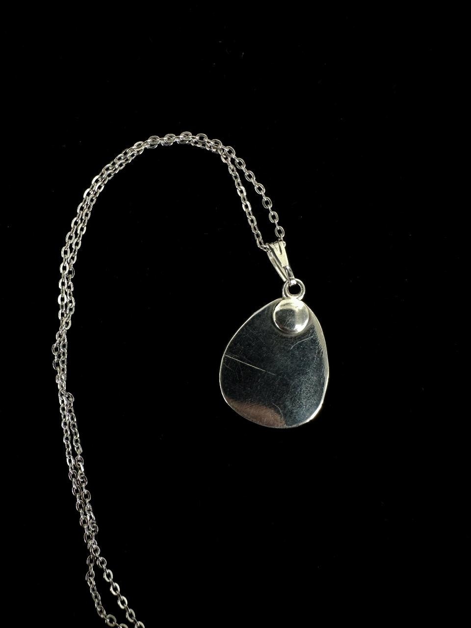 ヴィンテージ スターリングシルバー ターコイズ ペンダントネックレス