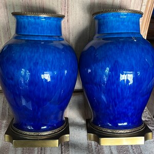 Paul Millet Vermiculated White on Black Ceramic Vase now a Lamp Paul Millet Vermiculated White on Black Ceramic Vase now a Lamp