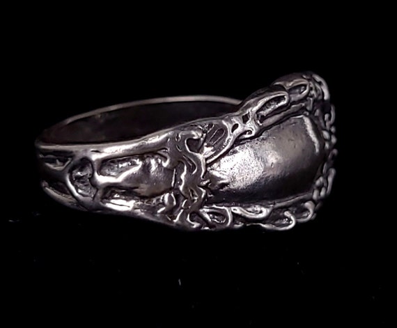 Vintage Mid Century Sterling Silver Recycled Spoo… - image 3