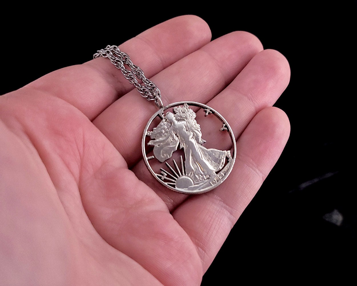 Silver 1964 Half Dollar Necklace | eBay