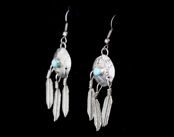 Vintage Native American Navajo Sterling Silver Tu… - image 2