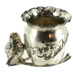 Antique Figural Best Wishes Chick Wishbone Toothpick Holder Derby Silver Plate/ Chick Toothpick/Antique Toothpick/Victorian Silver/Good Gift