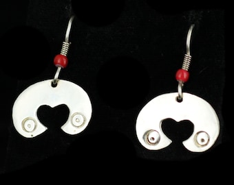 Vintage Sterling Taxco Mexico cute design Dangle Oorbellen/vintage sieraden/Mexicaanse sieraden/Vintage oorbellen/zilveren oorbellen/cadeau