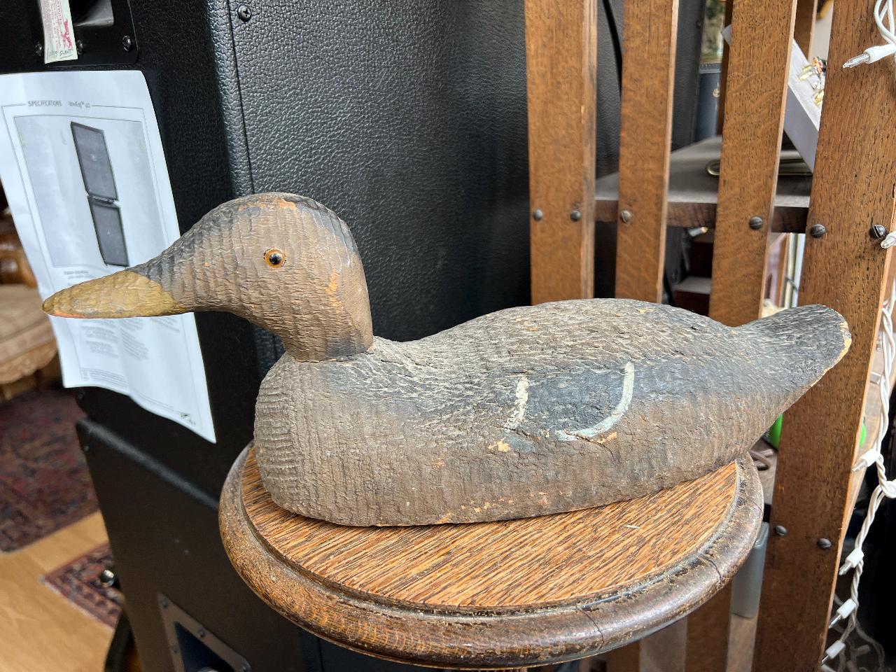 Vtg 1930s Hudson Wooden Duck Decoy Hunting – Pascagoula, MS