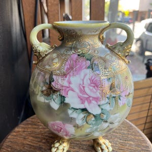 Antique nippon vase - Etsy 日本