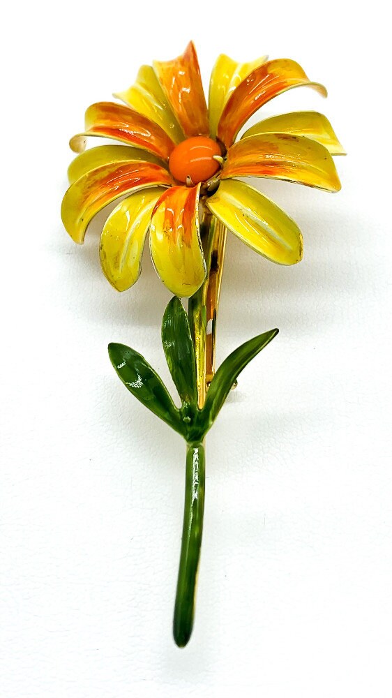Morkopela Daisy Flower Enamel Pin Women's Pins And Brooches