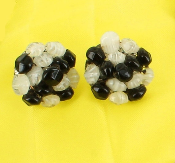 Vintage Czech Glass Smoky Bi-morphic Beads 5 Stra… - image 5