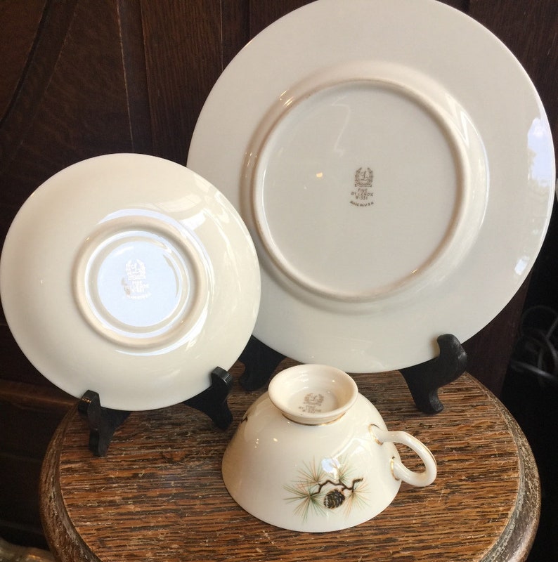 Vintage Hard To Find Discontinued LENOX Pine Pattern W331 Etsy