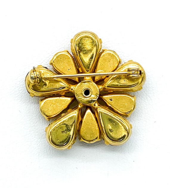 Vintage Juliana Mid century Citrine Paste Rhinest… - image 3