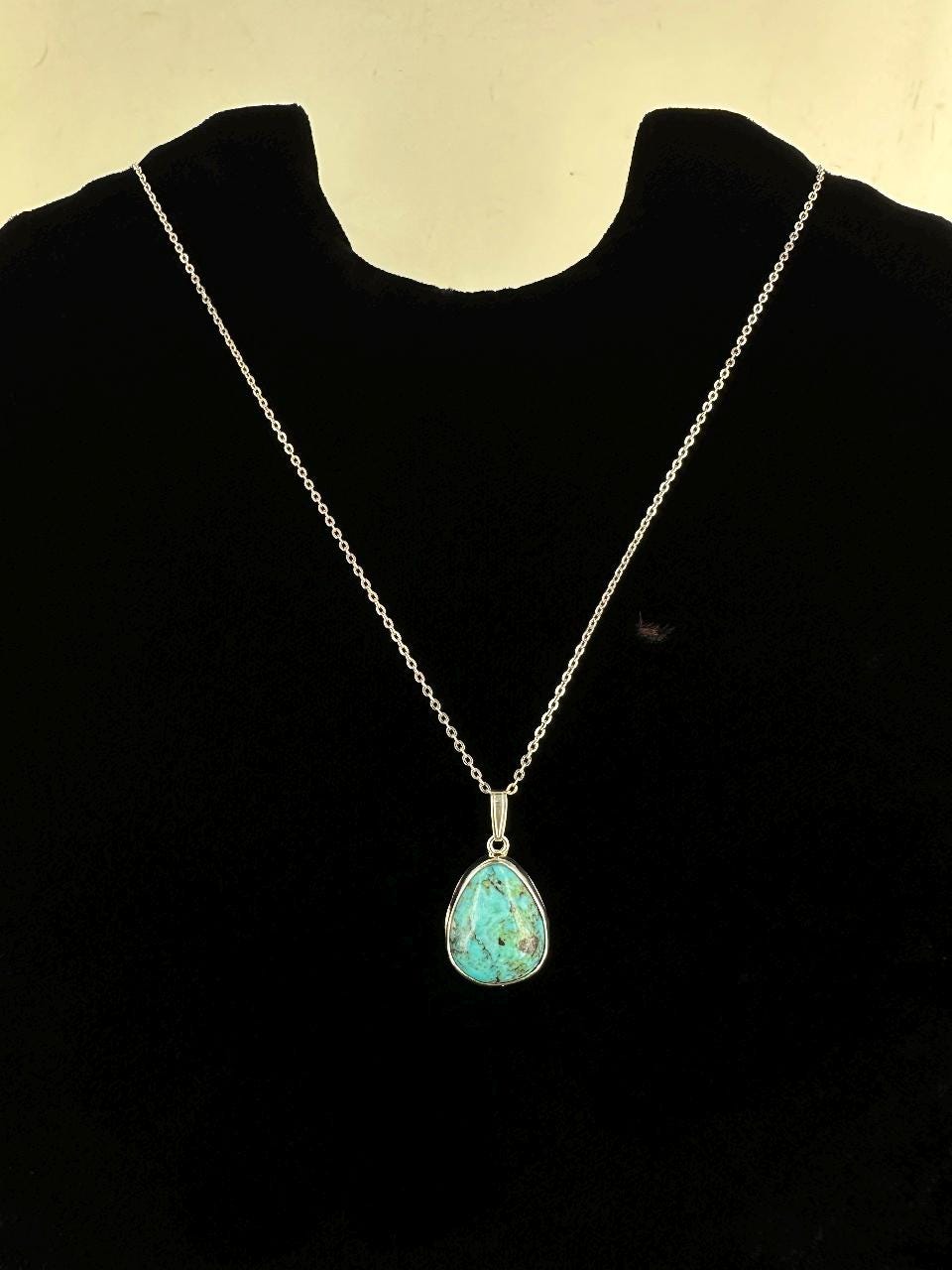 ヴィンテージ スターリングシルバー ターコイズ ペンダント